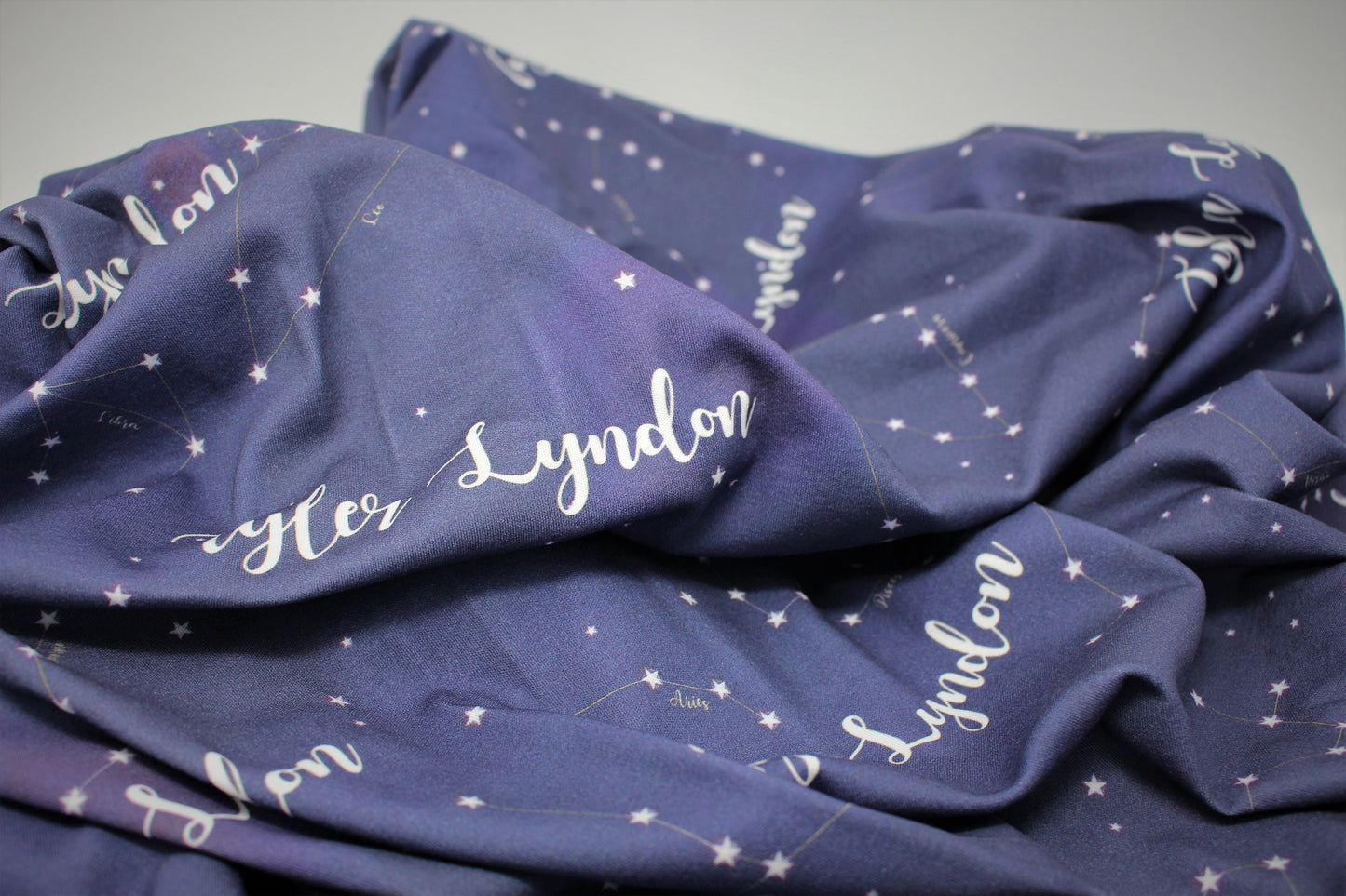 Constellation Blanket/Personalized Blanket/Organic/Swaddling Blanket/ Knit Blanket/Gift for baby/Zodiac/Birth Announcement