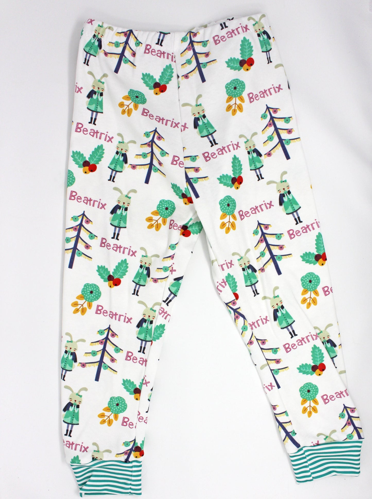 Personalized Winter Woodland Christmas Pajamas for Infants, Children, and Families with Woodland Animals