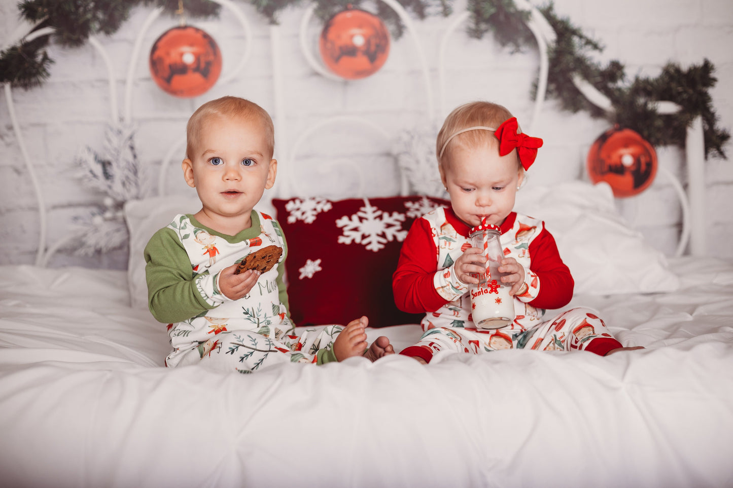 Personalized Christmas Pajamas for Infants, Children, and Families