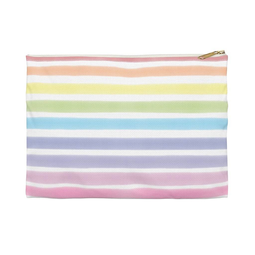 Watercolor Rainbow Accessory Pouch